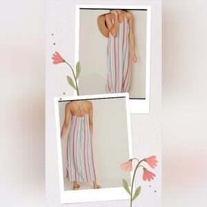 Old Navy Striped Maxi Dress Size Medium